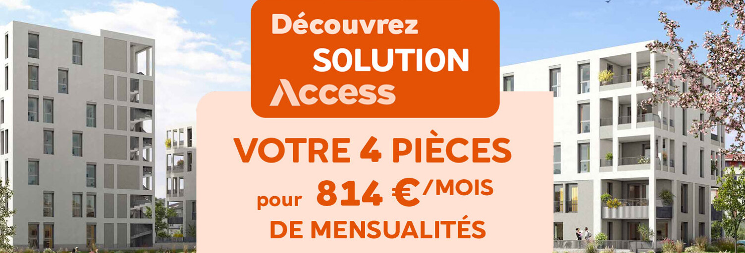 Appartement neuf T3, T4 Pièce 68 à 83 m² à vendre à Saint-Étienne (42000)