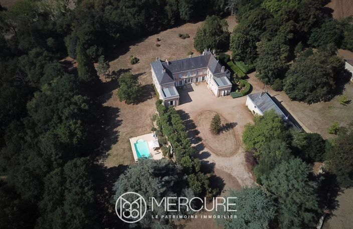 CHATEAU XIXe ET SES DEPENDANCES, PISCINE, SUR 9HA60 — photo 3