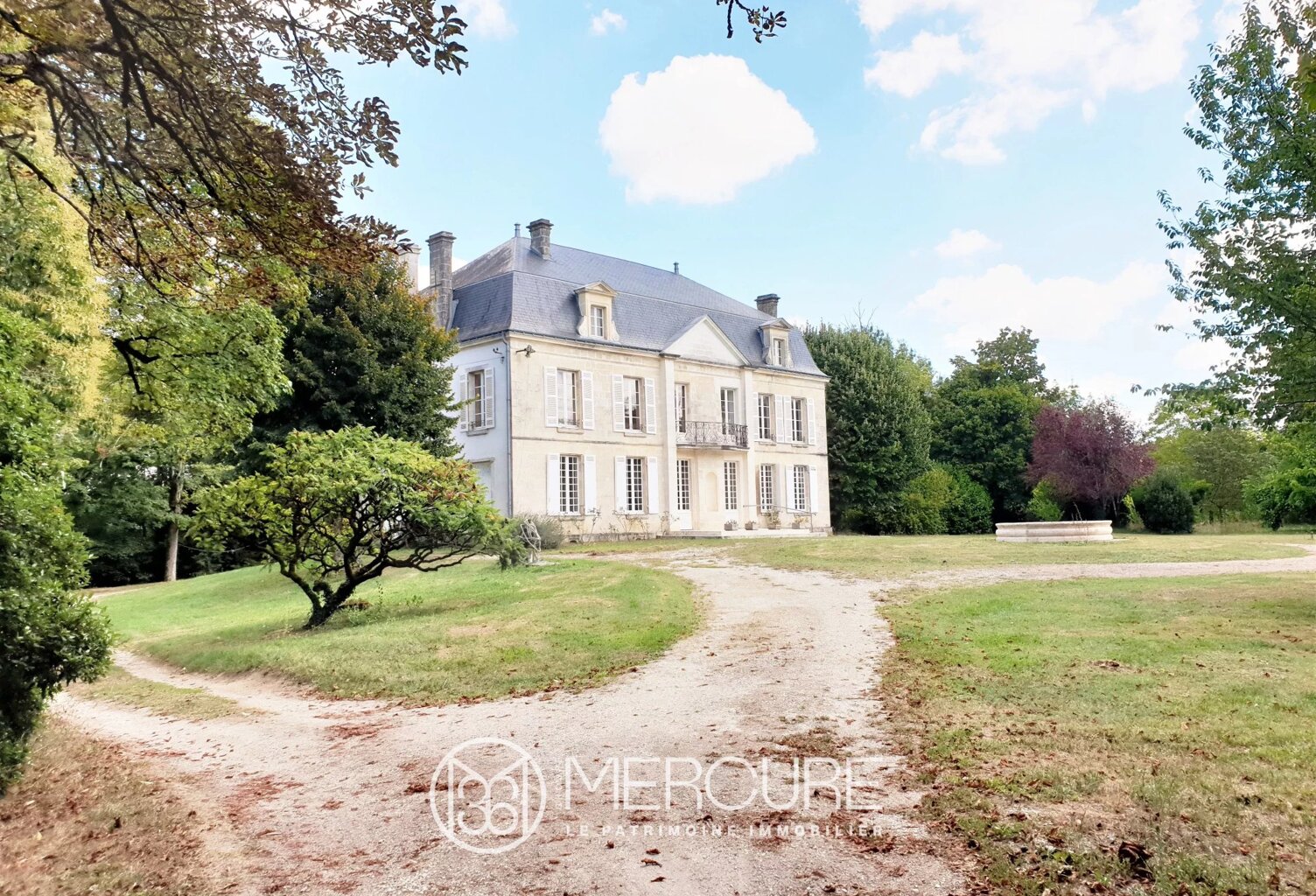 CHATEAU XVIIIe, TERRES ET RIVIERE PRES DE COGNAC — photo 1
