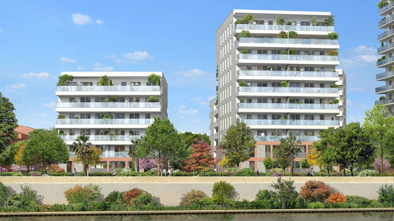 appartement neuf T3, T4, T5 pièces 60 à 143 m2 à vendre à Toulouse (31000)