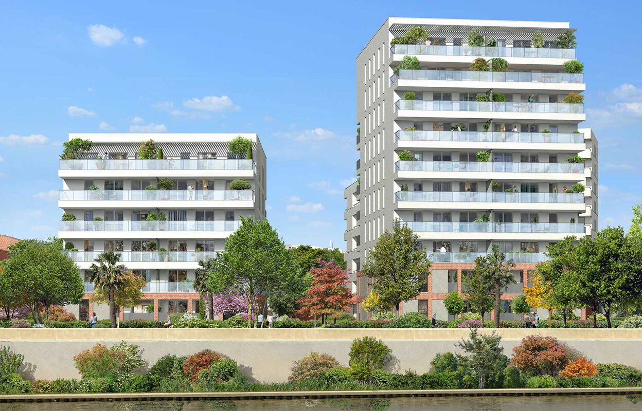 appartement neuf T3, T4, T5 pièces 60 à 143 m2 à vendre à Toulouse (31000)