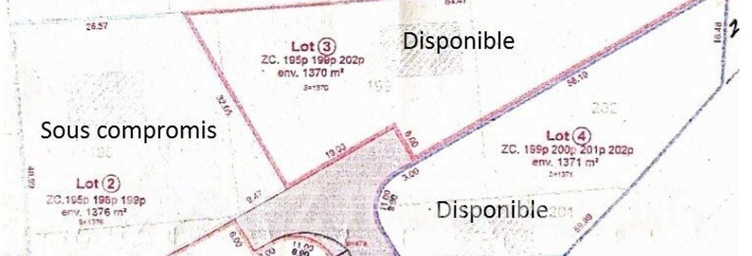 Terrain  1350 m² à vendre à Duisans (62161)