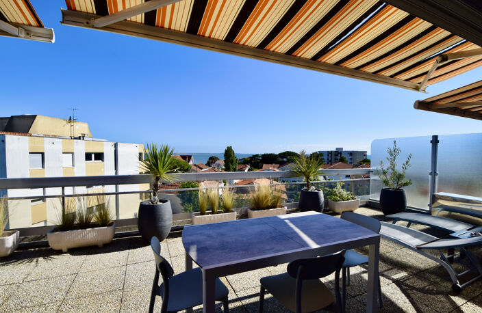 ROYAN PONTAILLAC APPARTEMENT 3 PIÈCES  LOCATION DE VACANCES   - PONTAILLAC - BEL APERÇU OCÉAN — photo 4