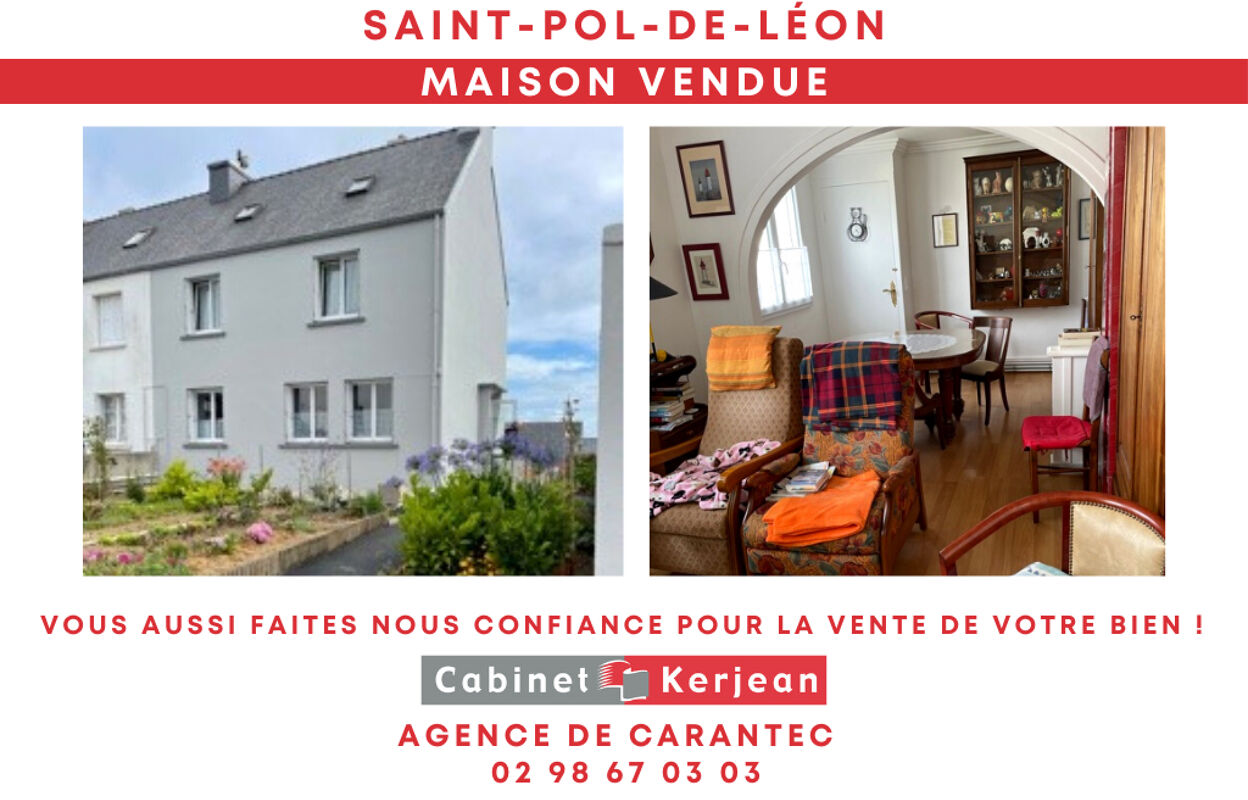 maison 5 pièces 84 m2 à vendre à Saint-Pol-de-Léon (29250)