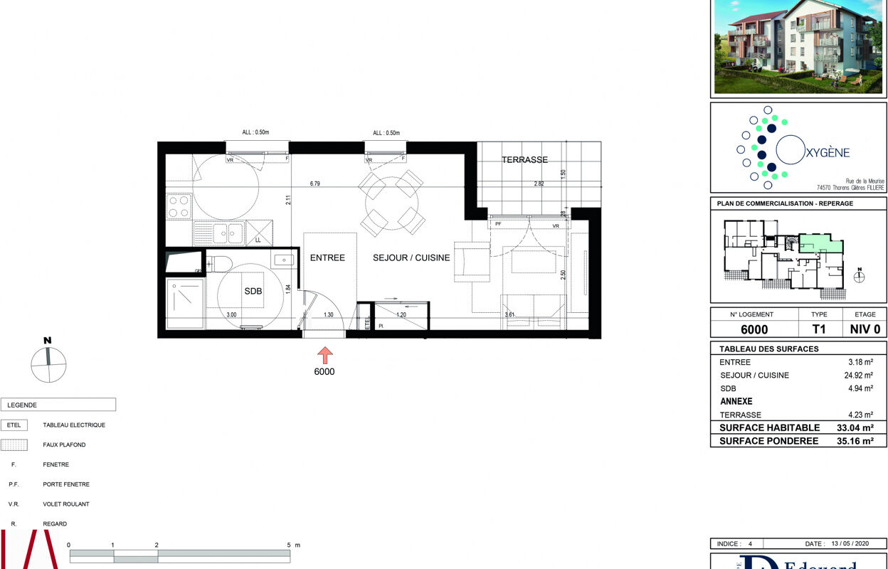 appartement 1 pièces 33 m2 à vendre à Thorens-Glières (74570)