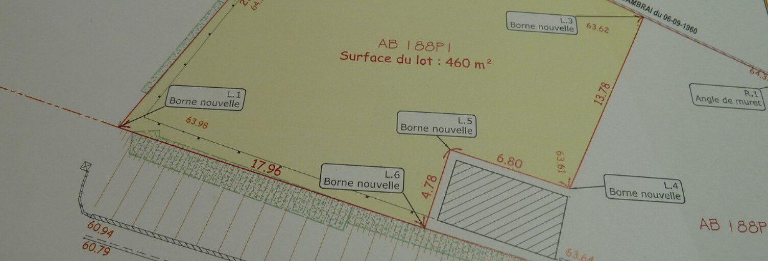 Terrain  460 m² à vendre à Raillencourt-Sainte-Olle (59554)