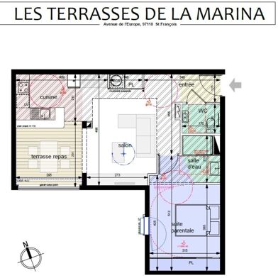 Appartement 2 pièces 51 m²