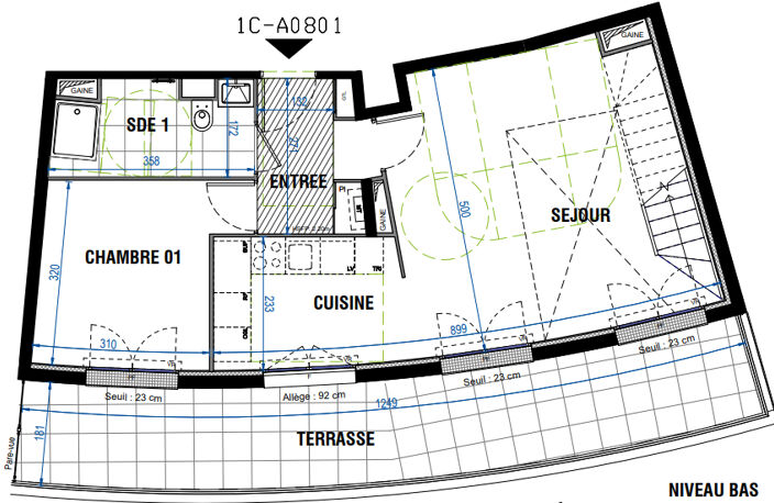 Appartement T5 neuf de 112.55m² - Quai Neuf BORDEAUX — photo 2
