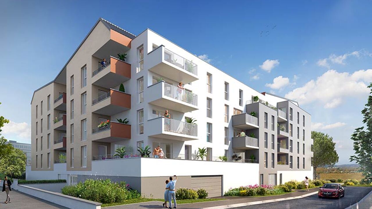 appartement neuf T2, T3 pièces 40 à 60 m2 à vendre à Metz (57000)