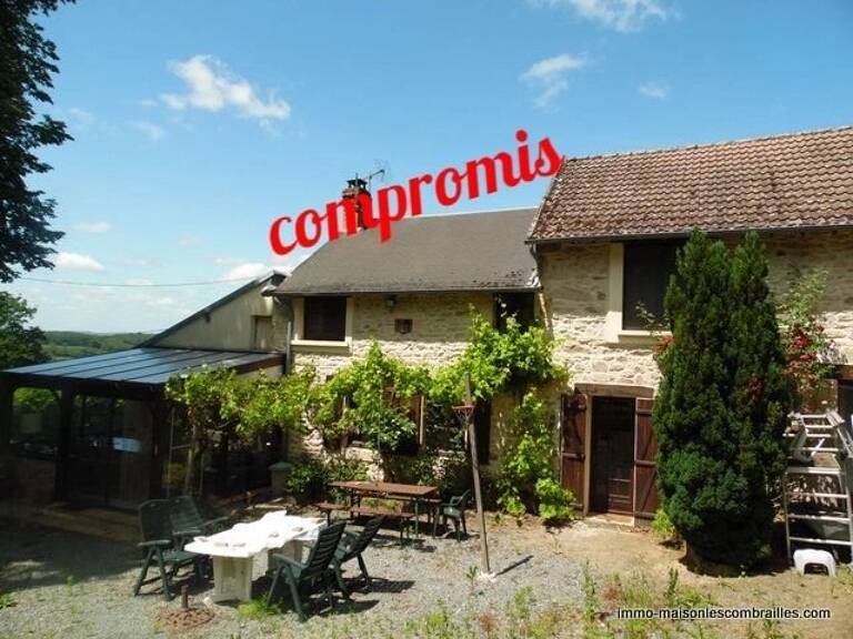 Maison en pierres avec superbe vue à vendre dans la Creuse — photo 1