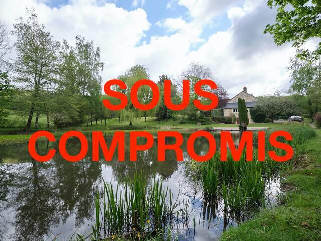 Maison en pierre avec lac à vendre dans le Morvan, Bourgogne — photo du bien