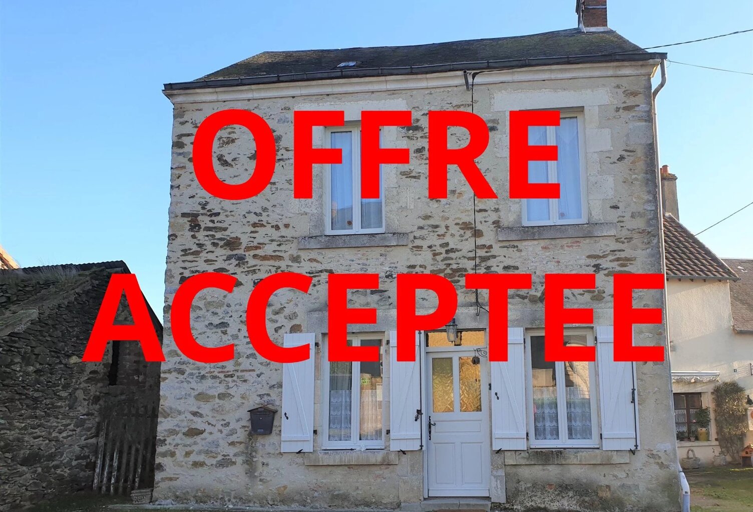 Maison avec grange à vendre dans sud de la Brenne, Indre 36 — photo 1