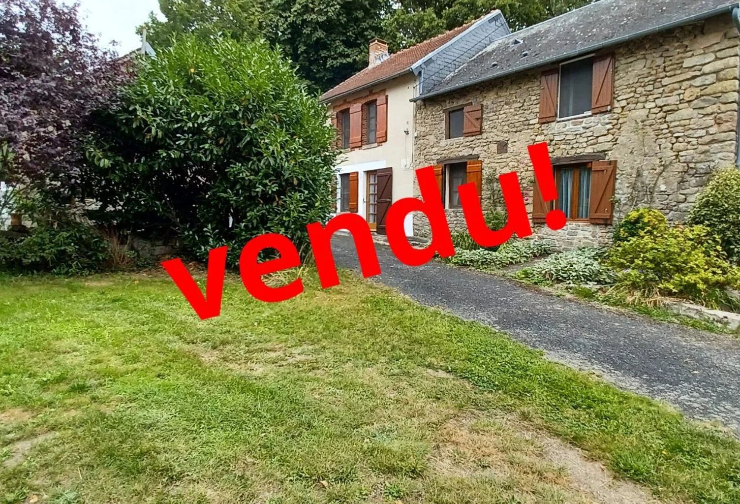 A vendre dans la Creuse, maison, grange et 4000m² de terrain — photo 1
