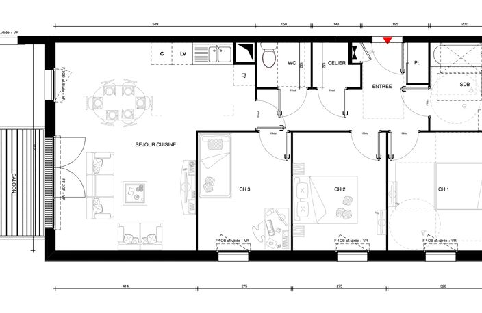 Appartement T4 e 77m2 — photo 3