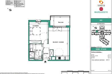 Appartement 2 pièces 240000 €