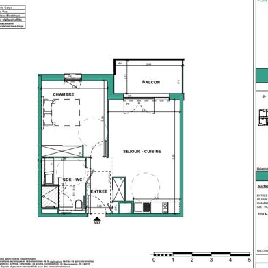 Appartement 2 pièces 240000 €