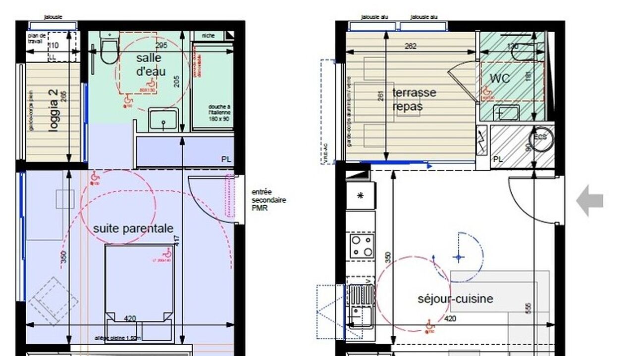 appartement 2 pièces 56 m2 à vendre à Saint-François (97118)