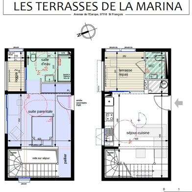 Appartement 2 pièces 56 m²