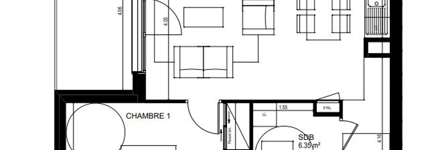 Appartement 2 Pièces 47 m² à vendre à Ornex (01210)