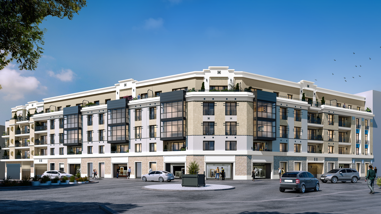 appartement neuf T2, T3, T4, T5 pièces 40 à 101 m2 à vendre à Chelles (77500)