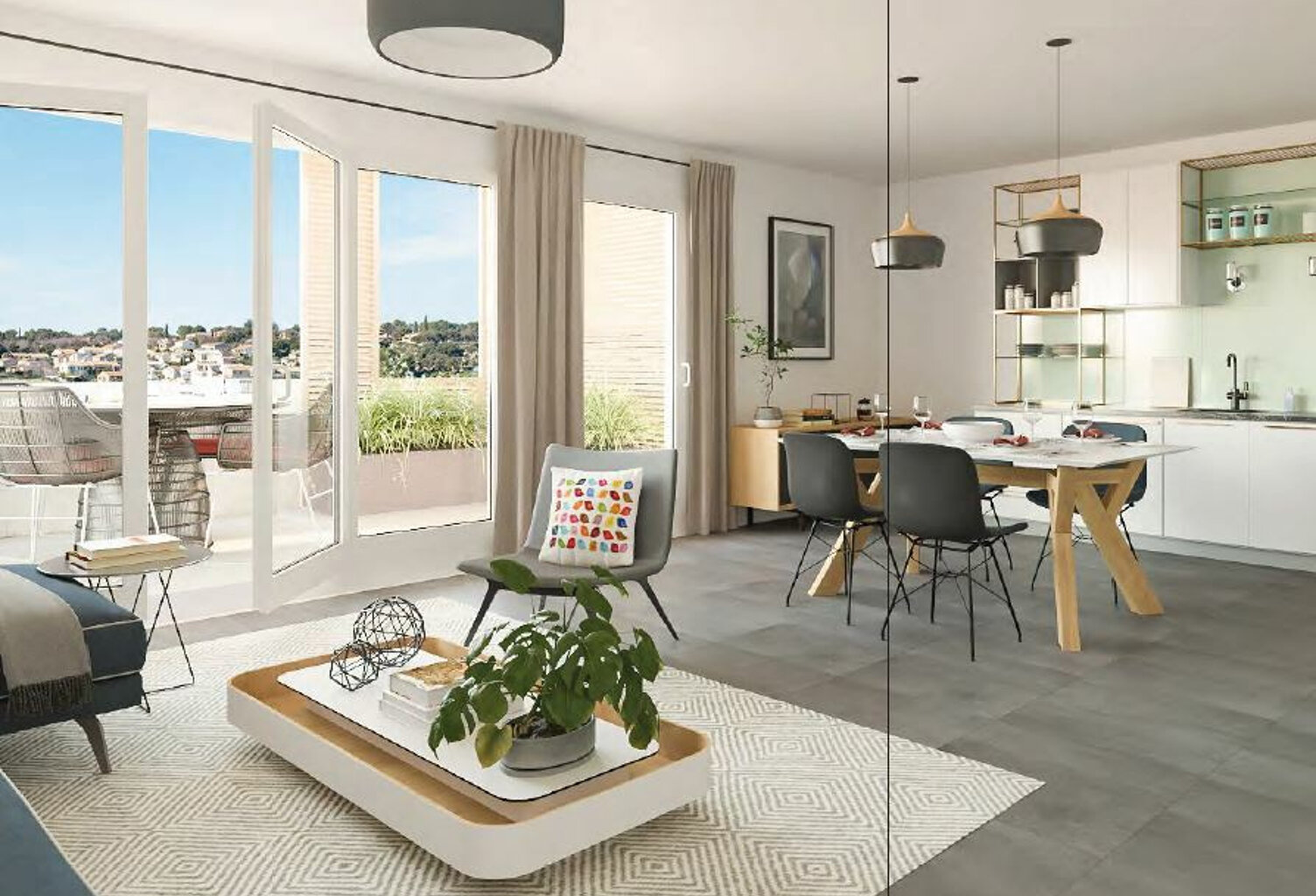 Vente appartement T4 neuf Nîmes — photo 1