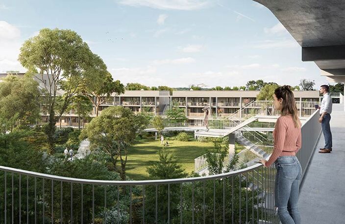 L'Essentiel accueille une véritable forêt privative au cœur de la résidence — photo 4