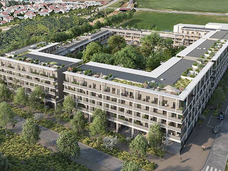 L'Essentiel accueille une véritable forêt privative au cœur de la résidence — photo 1