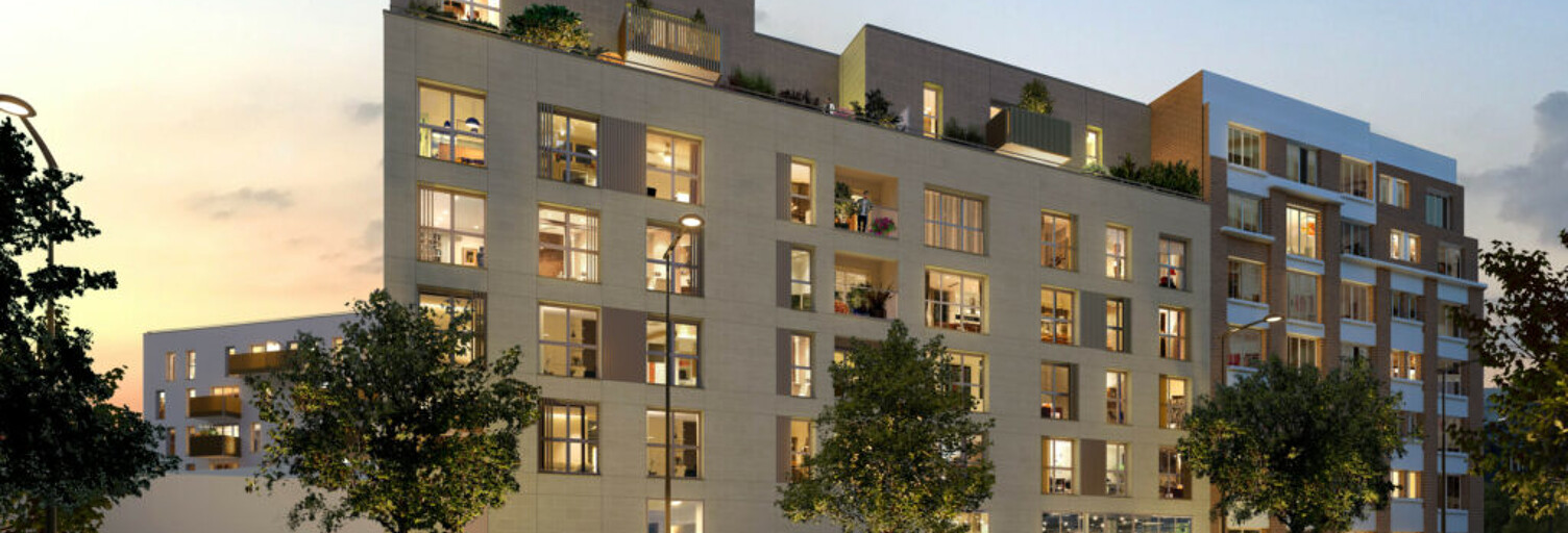 Appartement neuf T2, T3, T4 Pièce 44 à 81 m² à vendre à Aubervilliers (93300)