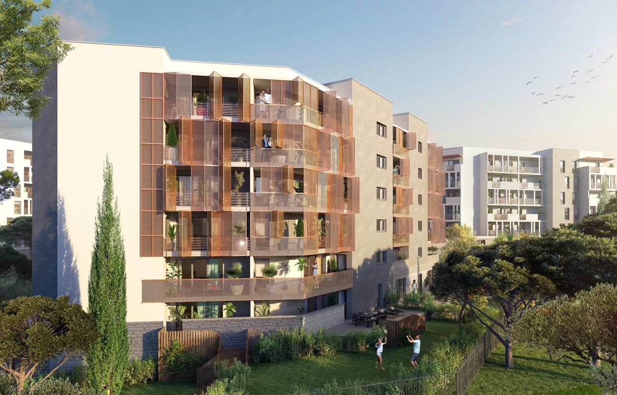 appartement neuf T2, T3 pièces 41 à 64 m2 à vendre à Montpellier (34000)