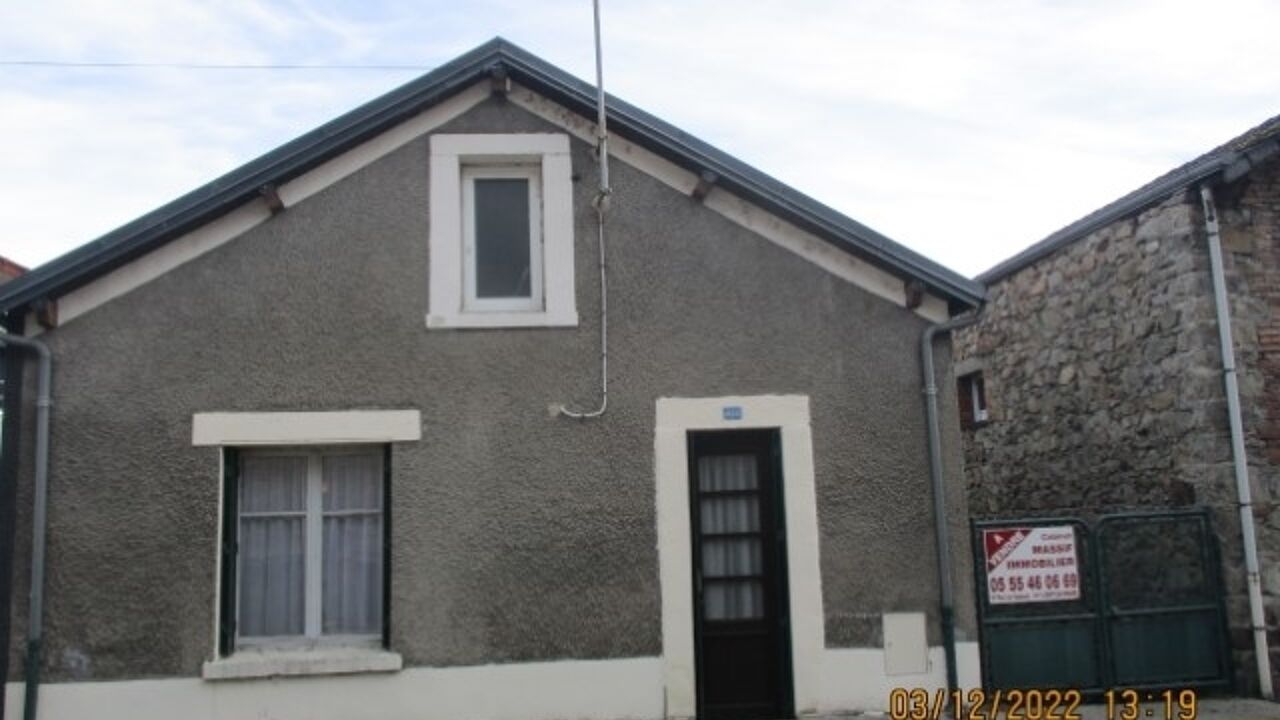 maison 3 pièces 60 m2 à vendre à Bort-les-Orgues (19110)