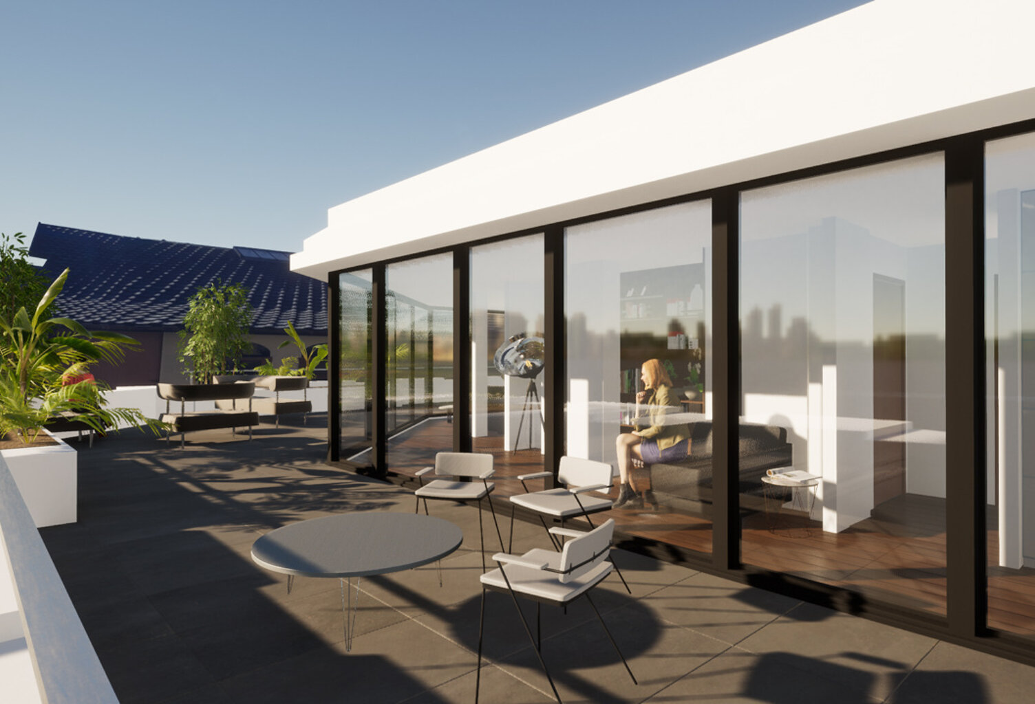 UNIQUE AU CENTRE-VILLE - ATTIQUE de 133 m2 avec TERRASSE de — photo 1