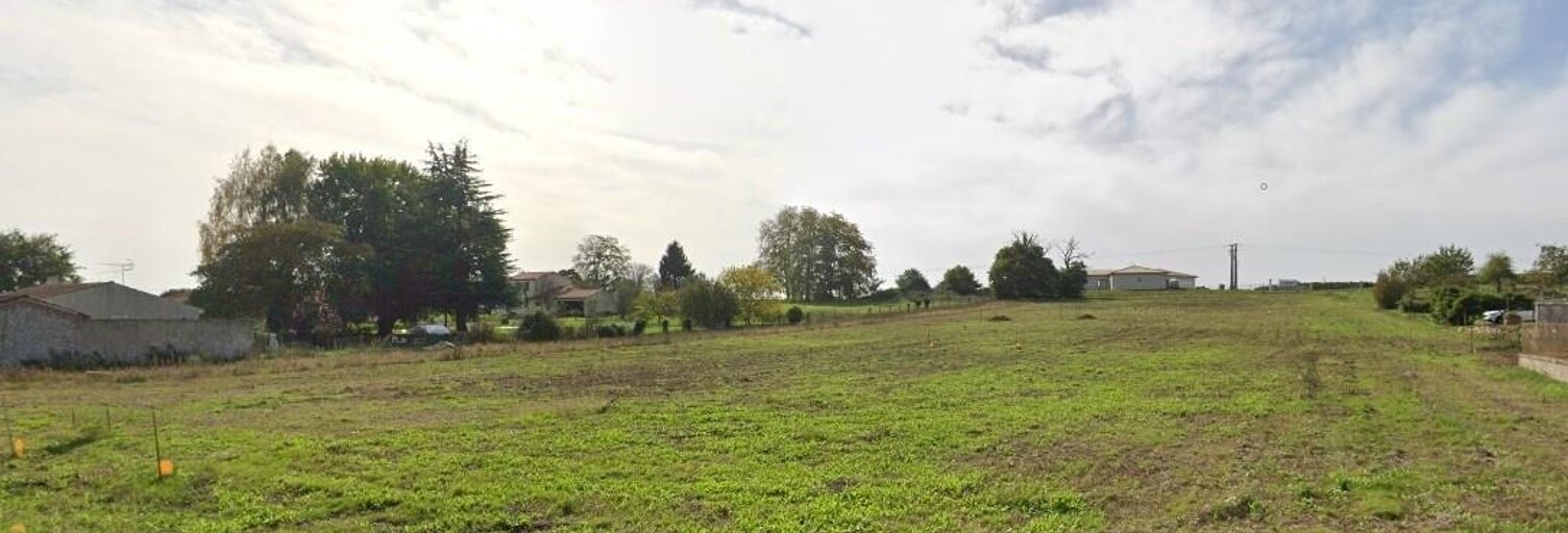 Terrain  840 m² à vendre à Louzac-Saint-André (16100)