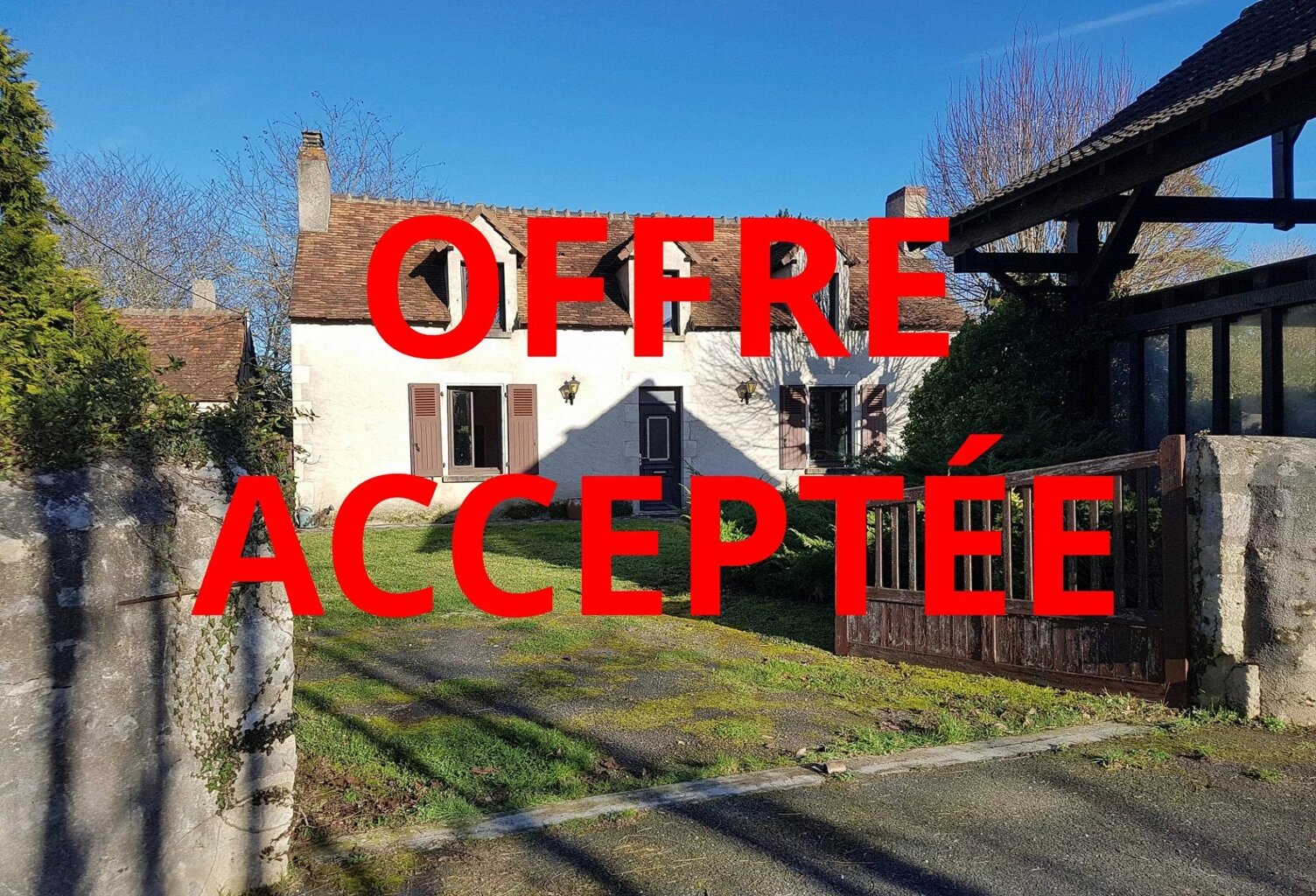 Maison avec grange à vendre proche Le Blanc, Indre 36 — photo 1