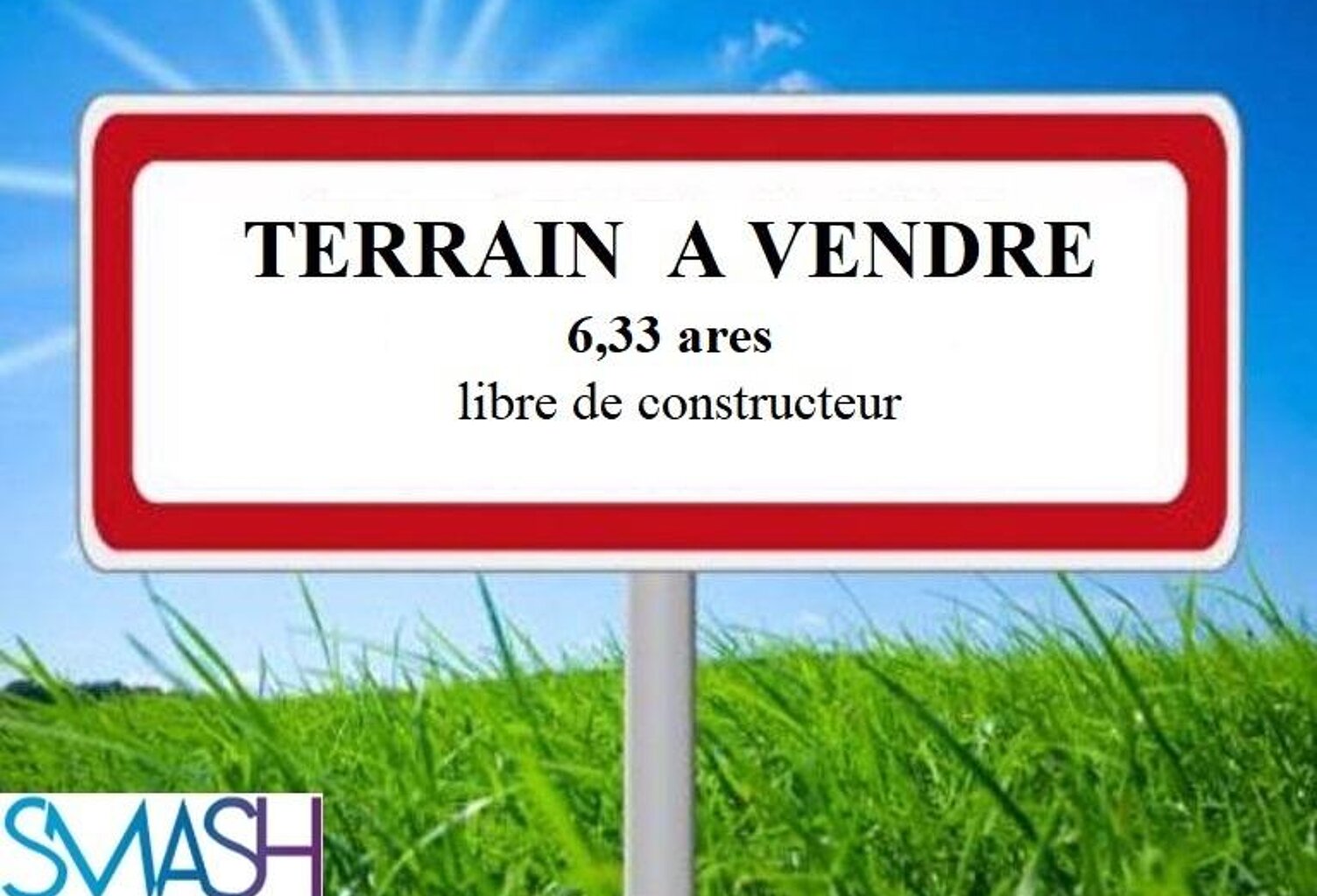 Terrain 6.33 ares  libre d'architecture — photo 1