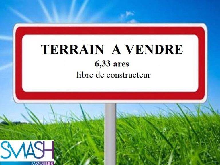 Terrain 6.33 ares  libre d'architecture — photo 1