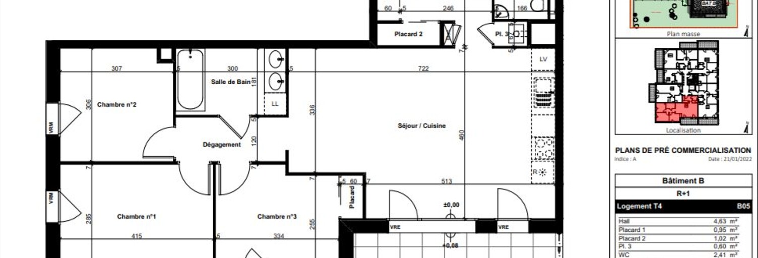 Appartement 4 Pièces 80 m² à vendre à Sallanches (74700)