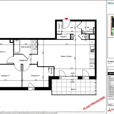 Appartement 4 pièces 319000 €
