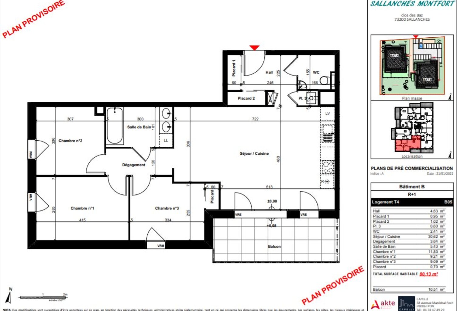 Appartement T4 neuf de 80.13 m² — photo 1