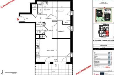Appartement 3 pièces 298000 €