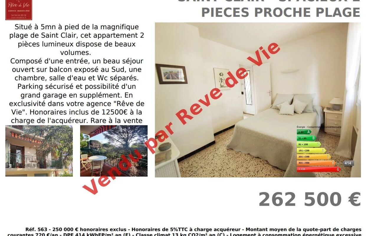 appartement 2 pièces 42 m2 à vendre à Le Lavandou (83980)