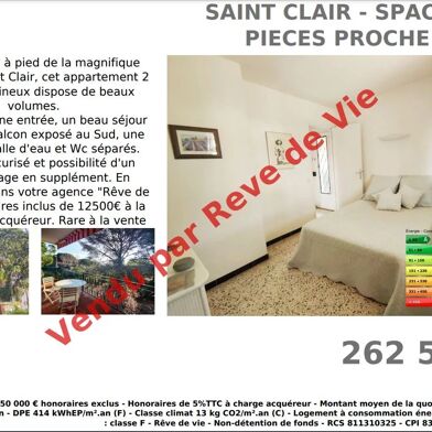 Appartement 2 pièces 42 m²