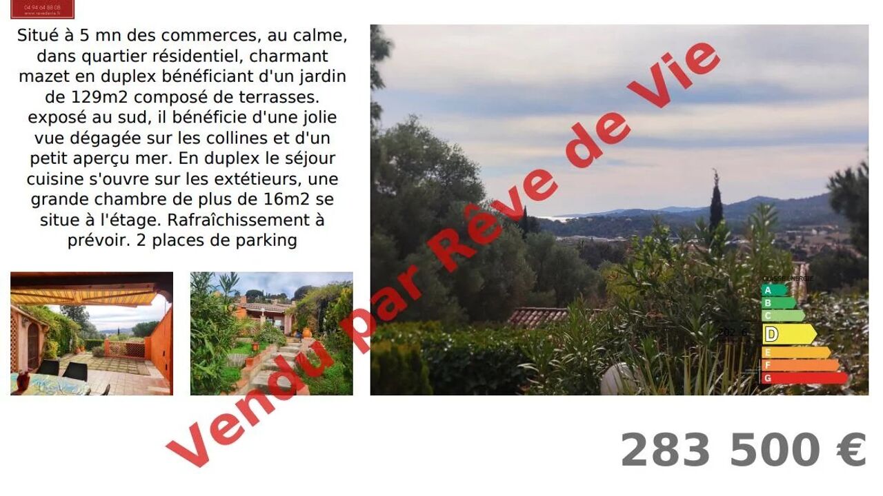 maison 2 pièces 44 m2 à vendre à Bormes-les-Mimosas (83230)