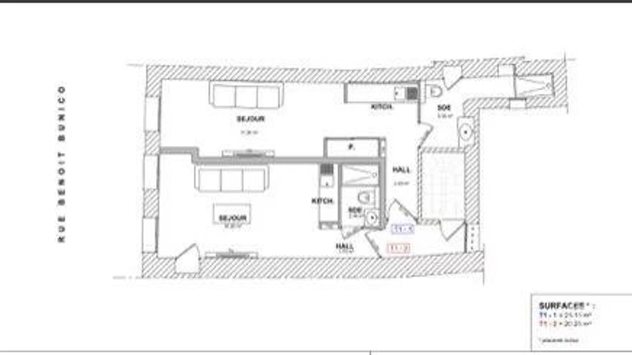 appartement 1 pièces 45 m2 à vendre à Nice (06300)