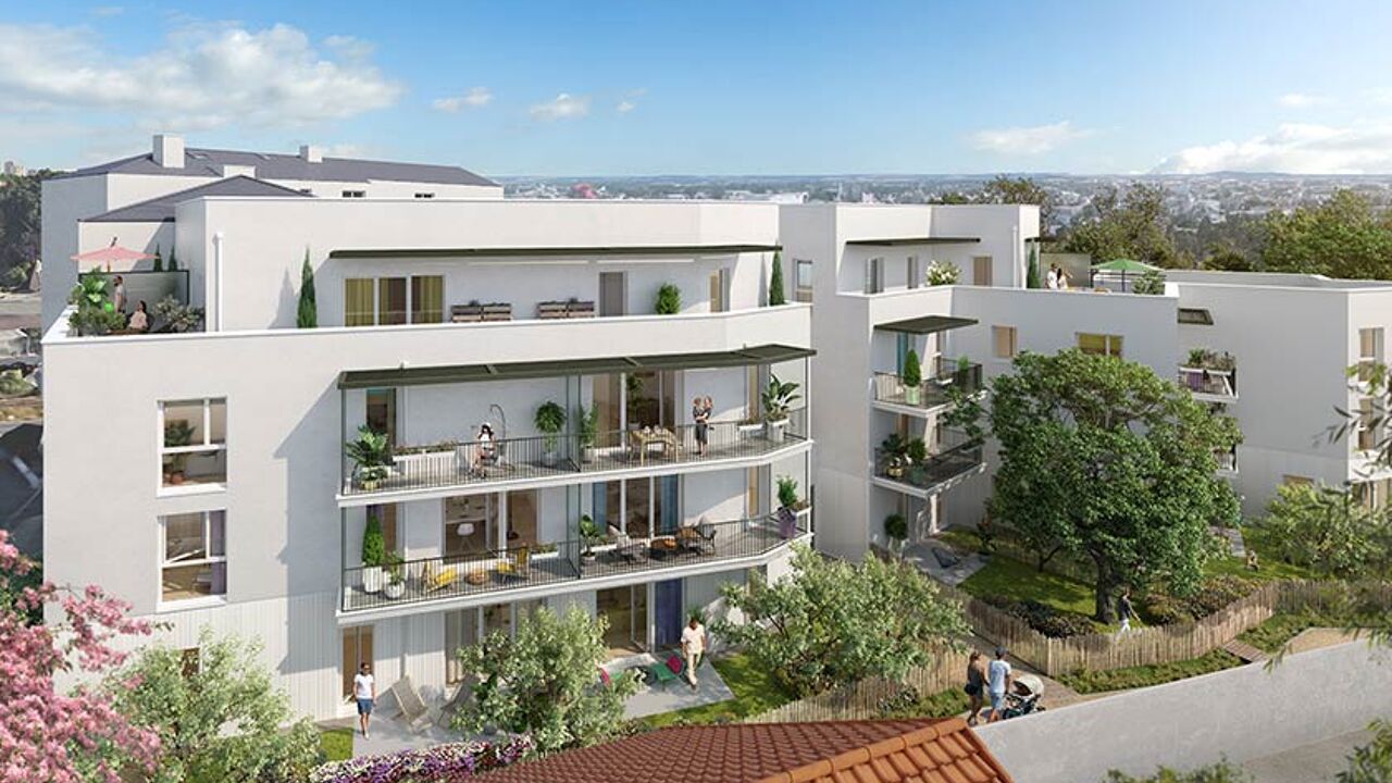 appartement neuf T2, T3, T4 pièces 38 à 89 m2 à vendre à Nantes (44000)