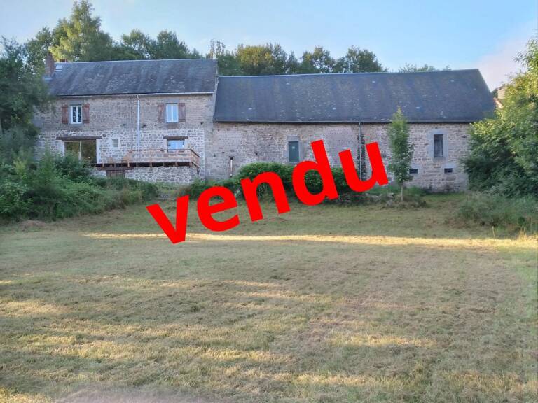 A vendre dans la Creuse une jolie maison, grange et jardin. — photo 1