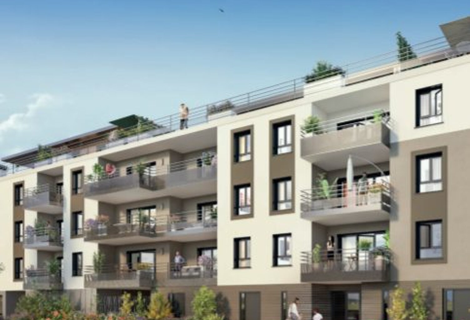 APPARTEMENT 3 PIECES AU 3EME ETAGE AVEC BALCON - AIX LES BAINS — photo 1