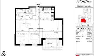 Appartement 3 Pièces 67 m² à vendre à Aix-les-Bains (73100)