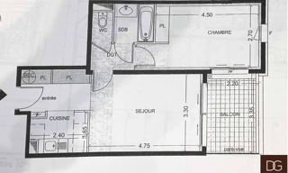 Appartement 2 Pièces 44 m² à louer à Cannes (06400)