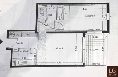 location appartement 970 € CC /mois à proximité de La Roquette-sur-Siagne (06550)