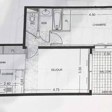 Appartement 2 pièces 970 €